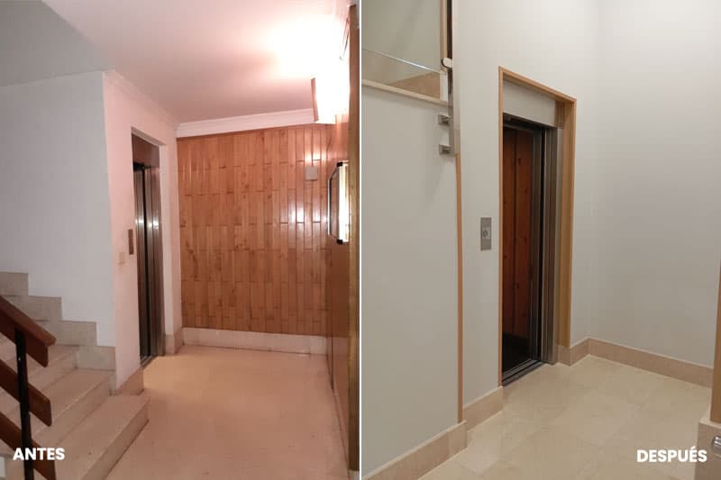 Fotos del antes y después